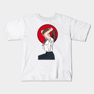 Japan Schoolgirl Kids T-Shirt